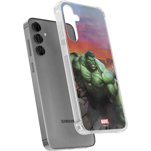 Marvel Enraged Hulk Galaxy S24 Plus Clear Case